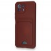 FitCase Xiaomi Mi 11 Lite Cardy Soft Delikli Kartlık Cepli Silikon Kapak