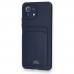 FitCase Xiaomi Mi 11 Lite Cardy Soft Delikli Kartlık Cepli Silikon Kapak