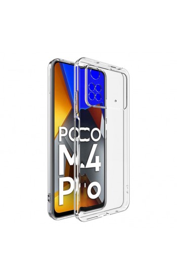 Xiaomi Poco M4 Pro 4G Kılıf Kamera Korumalı Silikon Şeffaf Arka Kapak