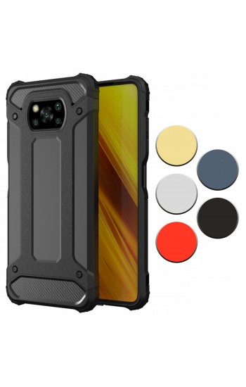 FitCase Xiaomi Poco X3 NFC Zırh Tank Tam Koruma Arka Kapak&hellip;