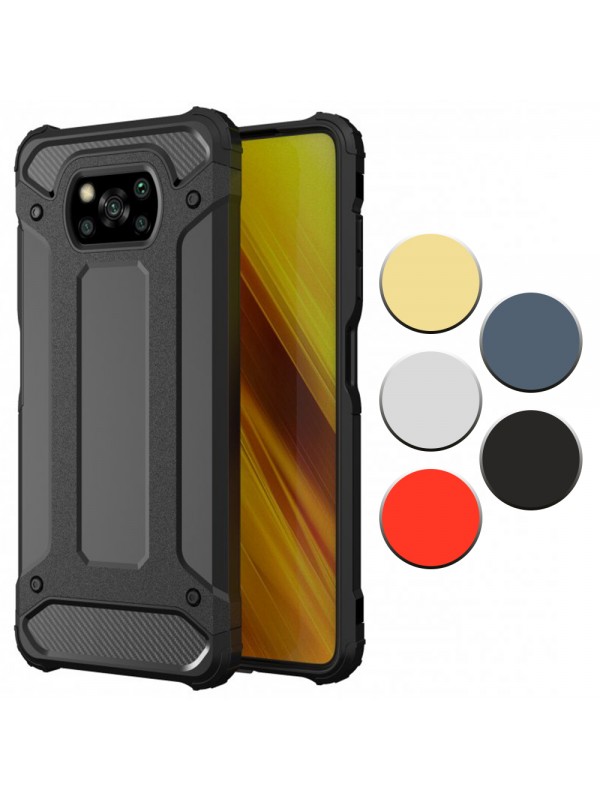 FitCase Xiaomi Poco X3 NFC Zırh Tank Tam Koruma Arka Kapak&hellip;