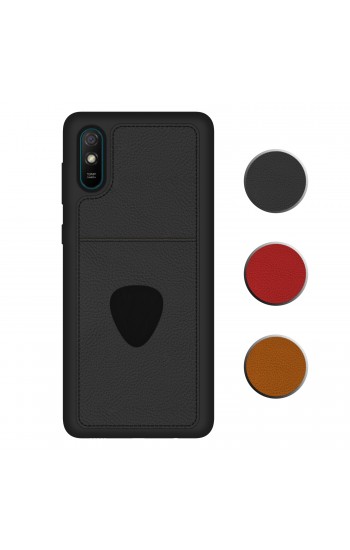 FitCase Xiaomi Redmi 9A Kılıf Proda Deri Tek Kartlık Cepli Kapak