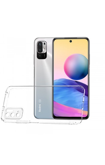 Xiaomi Redmi Note 10 5G Kılıf Kamera Korumalı Silikon Şeffaf Arka Kapa…