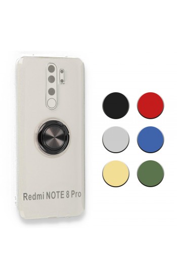 FitCase Xiaomi Redmi Note 8 Pro Kılıf Gross Ring Şeffaf Arka Kapak…