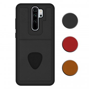 FitCase Xiaomi Redmi Note 8 Pro Kılıf Proda Deri Tek Kartlık Cepli Kapak