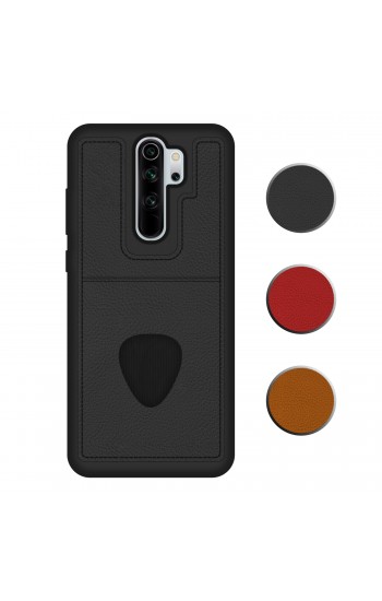 FitCase Xiaomi Redmi Note 8 Pro Kılıf Proda Deri Tek Kartlık Cepli Kapak