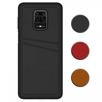FitCase Xiaomi Redmi Note 9S / 9 Pro Kılıf Proda Deri Çift Kartlık Cepli Kapak
