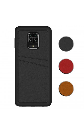 FitCase Xiaomi Redmi Note 9S / 9 Pro Kılıf Proda Deri Çift Kartlık Cep&hellip;