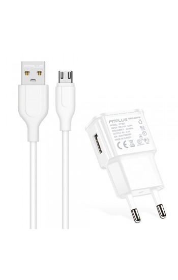 FitPlus Bianca FT-801 Şarj Aleti ve Micro USB Kablo Set 2.1A&hellip;