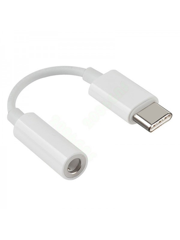 FitPlus JH-022 Type-C to 3.5mm Kulaklık Dönüştürücü Kablo Beyaz