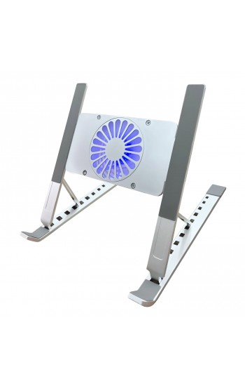 FitPlus Katlanır Alüminyum Notebook Standı Fanlı Ayarlı Laptop Metal Yükseltici Tutucu FitPlus Katlanır Alüminyum Notebook Standı Fanlı Ayarlı Laptop Metal Yükseltici Tutucu