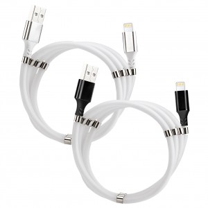 FitPlus Lightning Hızlı Şarj Özellikli Mıknatıslı Data/Şarj Kablosu FP1002