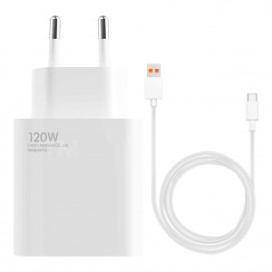 FitPlus MDY-12-ED 120W Şarj Aleti ve USB-A to Type-C Kablo Set Beyaz