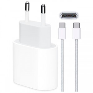 FitPlus PD35W USB-C Şarj Aleti Type-C to Type-C Kablo Set
