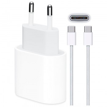 FitPlus PD35W USB-C Şarj Aleti Type-C to Type-C Kablo Set