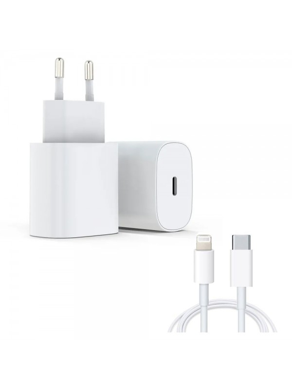 FitPlus PD25W USB-C Type-C to Lightning Kablolu Şarj Aleti Set