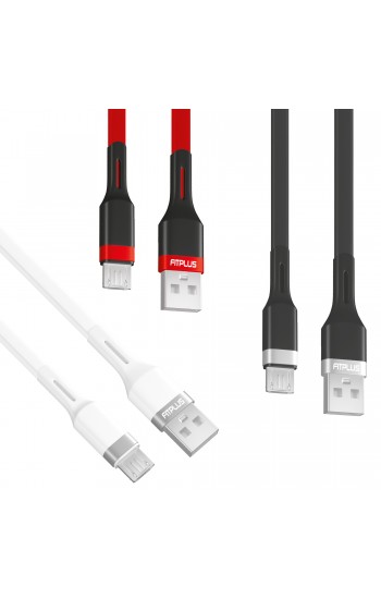 FitPlus Premium PS-301 Micro USB Data/Şarj Kablosu 2.4A 1mt…