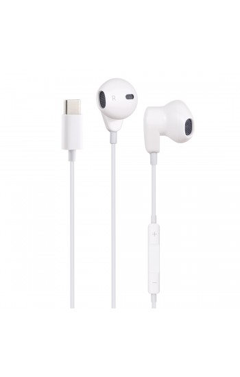 FitPlus Sound ME563-T Type-C Girişli Mikrofonlu Kulak İçi Beyaz Kulakl�&hellip;