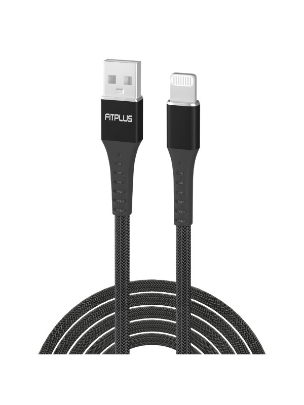 FitPlus Strong ST-112 Lightning Data/Şarj Kablosu 3A 1mt Örgü - Siy… FitPlus Strong ST-112 Lightning Data/Şarj Kablosu 3A 1mt Örgü - Siy…