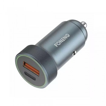 Foneng C16 30W Type-C + USB Araç içi Şarj Adaptörü
