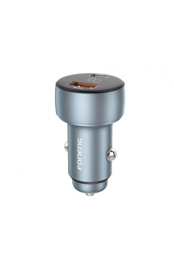 Foneng C18 48W Type-C + USB Led Gösterge Araç içi Şarj Adaptörü…
