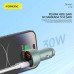Foneng C18 48W Type-C + USB Led Gösterge Araç içi Şarj Adaptörü
