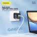 Foneng GaN10 65W 2xType-C 1x USB 3 Girişli Type-C to Type-C Kablo Set