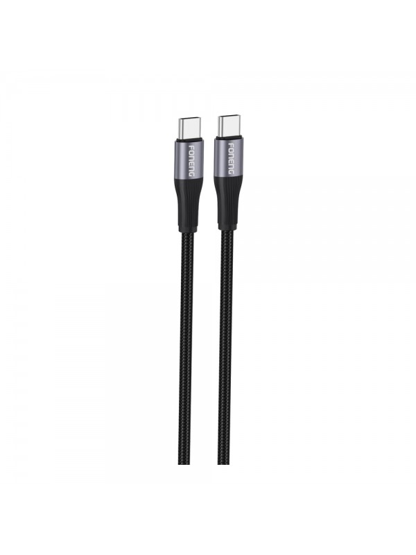 Foneng X112 60W Type-C to Type-C OD4.0 Örgü 1m Hızlı Data ve Şarj…