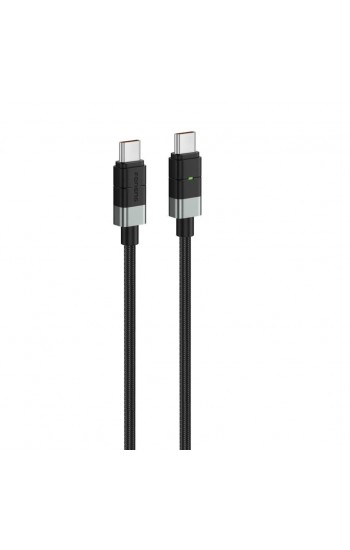 Foneng XS03 240W Type-C to Type-C Örgü 2m Data ve Şarj Kablosu…