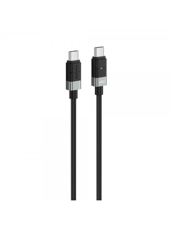 Foneng XS03 60W Type-C to Type-C Işıklı Örgü 1.2m Hızlı Data ve&hellip;