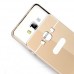 Samsung Galaxy E7 0,7 mm Metal Bumper Arka Koruma Kapaklı Siyah