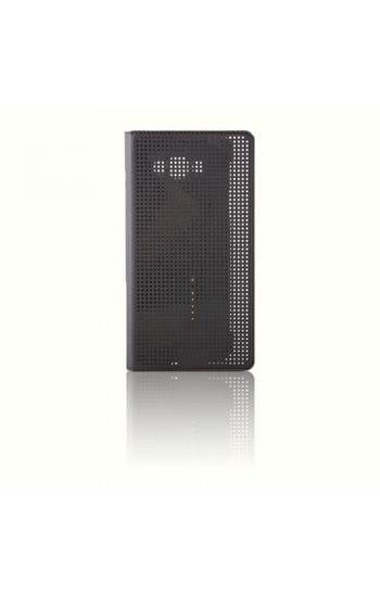 Galaxy E7 (E700) Dot View Yan Kapaklı Uyku Modlu Kılıf Gri&hellip;