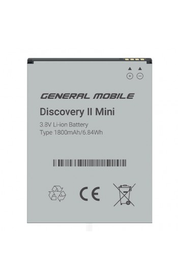 General Mobile Discovery 2 Mini Batarya 1800 mAh (General M TR Garantili) …