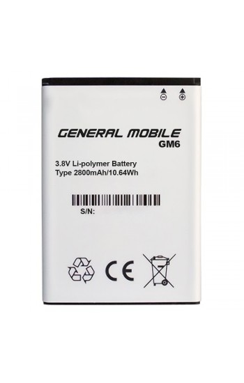 General Mobile GM 6 Batarya 2800 mAh&hellip;