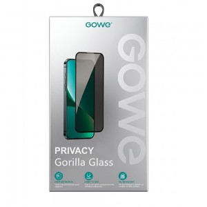 GOWE iPhone 11 45kg Darbeye Dayanıklı Hayalet Privacy Cam Ekran Koruyucu