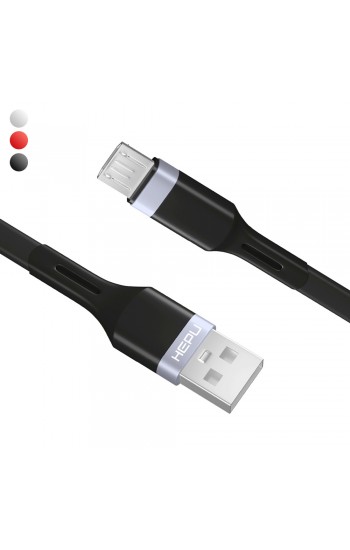 HEPU HP-411 Intelligent USB - Micro USB QC3.0 3.1A Şarj Kablosu 1mt…