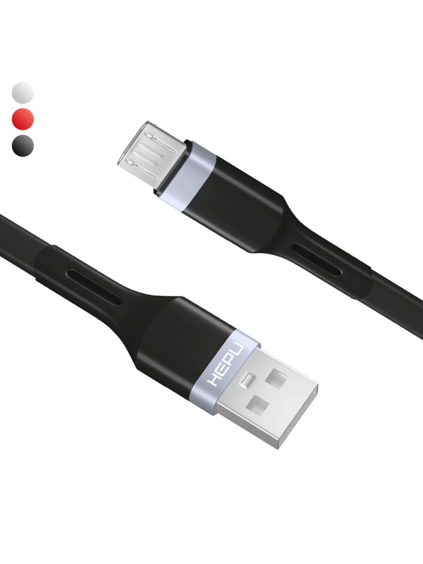 HEPU HP-411 Intelligent USB - Micro USB QC3.0 3.1A Şarj Kablosu 1mt