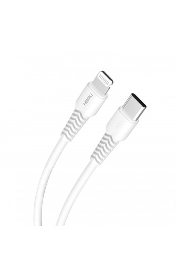 HEPU HP-422 Mild Type-C - iPh Lightning PW20W Şarj Kablosu 30cm Beyaz…