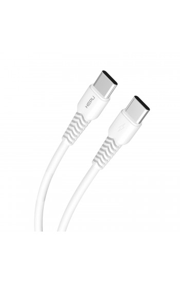 HEPU HP-423 Mild Type-C - Type-C QC3.0 20W Şarj Kablosu 30cm Beyaz…