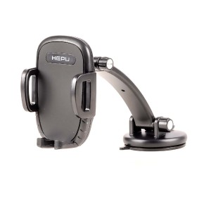 HEPU HP-A26 Uzun Kollu Araç İçi Telefon Tutucu Vantuz Tabanlı Torpido ve Cam Uyumlu