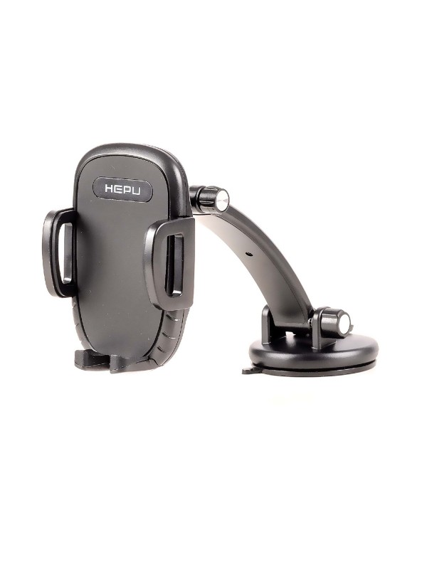 HEPU HP-A26 Uzun Kollu Araç İçi Telefon Tutucu Vantuz Tabanlı Torpido ve Cam Uyumlu
