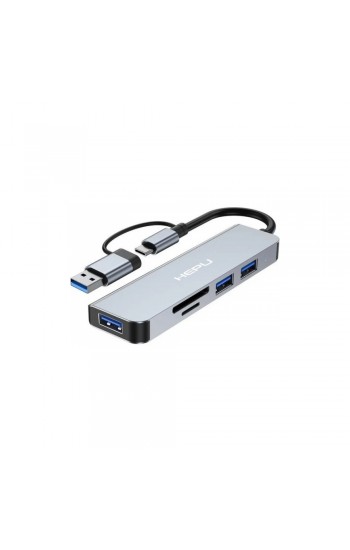 HEPU HP-B07 5in1 USB+Type-C Girişli HUB Çoklayıcı Kart Okuyucu…