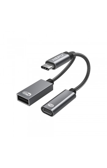 HEPU HP-Z05 Type-C to Type-C + USB Dönüştürücü Adaptör