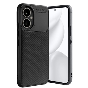 Honor 400 Kılıf Focus Carbon Desen Silikon Kapak