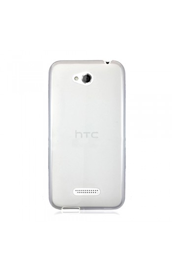 HTC Desire 616 Kılıf Soft Silikon Şeffaf Arka Kapak