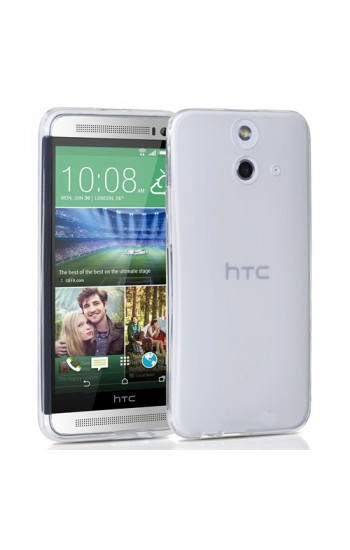 HTC One E8 Kılıf Soft Silikon Şeffaf Arka Kapak…