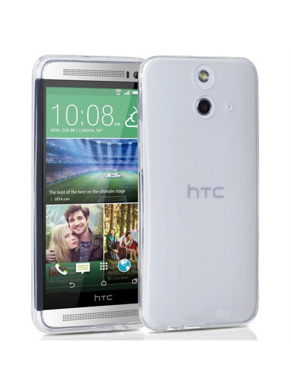 HTC One E8 Kılıf Soft Silikon Şeffaf Arka Kapak…