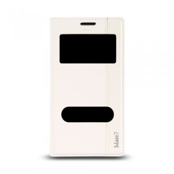 Huawei Ascend Mate 7 Gizli Mıknatıslı Pencereli Magnum Kılıf Beyaz Huawei Ascend Mate 7 Gizli Mıknatıslı Pencereli Magnum Kılıf Beyaz