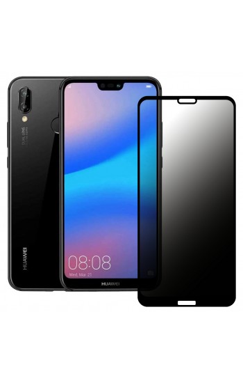 Huawei P20 Lite Hayalet Privacy Gizli Cam Ekran Koruyucu Siyah…