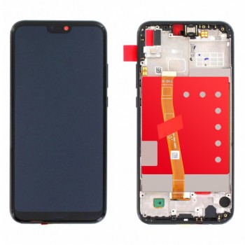 Huawei P20 Lite LCD Ekran Dokunmatik Çıtalı - Siyah Huawei P20 Lite LCD Ekran Dokunmatik Çıtalı - Siyah